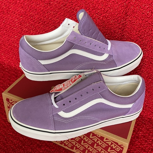 Vans Old Skool Chalk Violet/True White MENS - Picture 11 of 16
